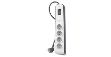 Amazon: Multiprise / Parafoudre 4 prises Belkin BSV400ca2M - 2M, Blanc à 15,99€