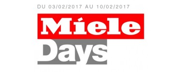 Darty: Miele Days : 1 une offre promotionnelle Miele à découvrir chaque jour