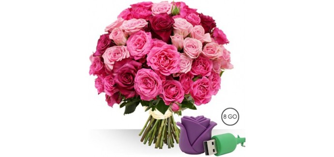 BeBloom: Une clé USB 8Go offerte pour l'achat du bouquet 2.0