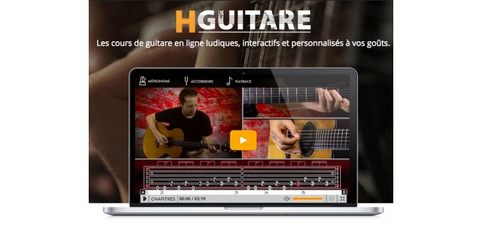 Virgin Radio: 1 an de cours de guitare sur HGuitare.com à gagner