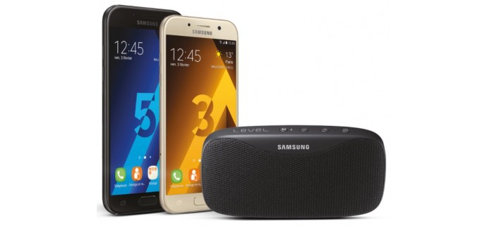 Samsung: Pour l’achat d’un Samsung Galaxy A3 2017 = votre enceinte Level Box Slim à 1€