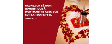 Groupon: 1 séjour romantique à Montmartre avec vue sur la Tour Eiffel à gagner