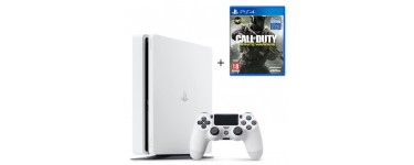 Cdiscount: PS4 Slim 500 Go Blanche + le jeu Call of Duty Infinite Warfare à 299,99€