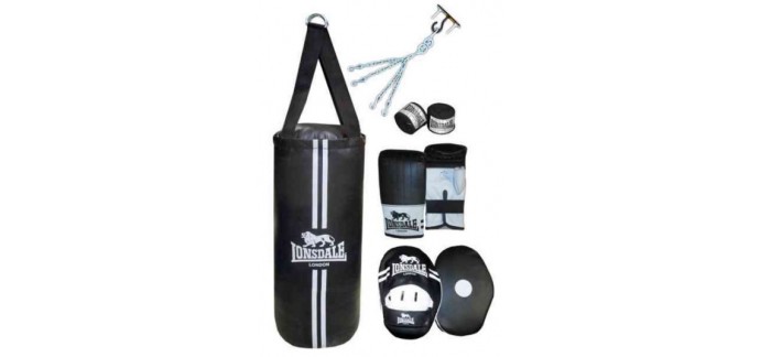 Sportsdirect: Ensemble de boxe Lonsdale (sac de frappe, gants, crochet...) à 53,99€