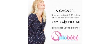 Allobébé: 4 looks maternité, 10 robes et 50 codes promo Envie de Fraise à gagner