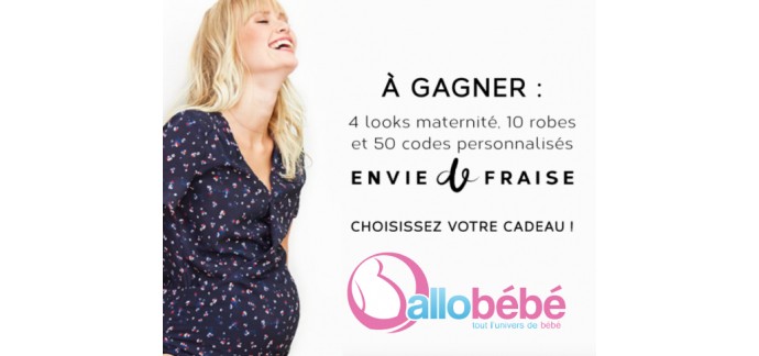 Allobébé: 4 looks maternité, 10 robes et 50 codes promo Envie de Fraise à gagner