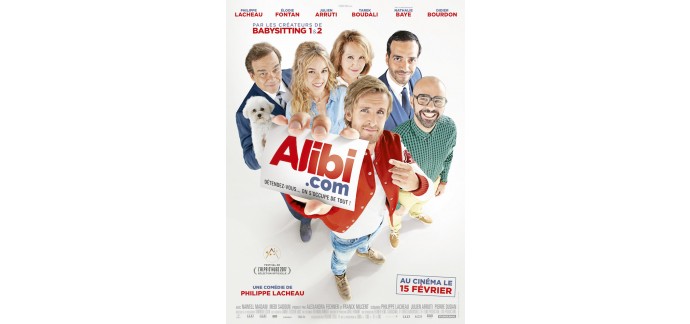 Publik'Art: 5 lots de 2 places de cinéma pour le film "Alibi.com" à gagner
