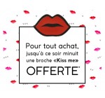 Darjeeling: 1 broche "Kiss Me" offerte pour tout achat effectué le 14 février