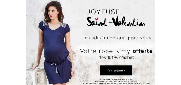 Envie de Fraise: La robe de grossesse Kimy marine en cadeau dès 120€ d'achat