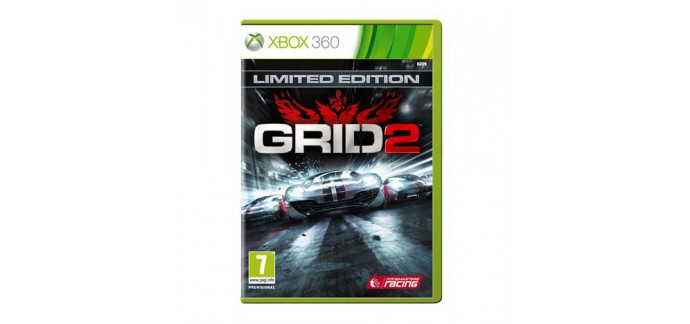 Auchan: Le jeu Xbox 360 GRID 2 Edition Limitée à 7,99€ au lieu de 29,99€