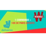 Deliveroo: 1 commande dans un restaurant partenaire = 10€ de pari offerts chez Winamax
