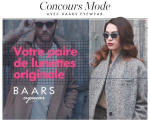 Elle: 7 paires de lunettes Baars Eyewear à gagner