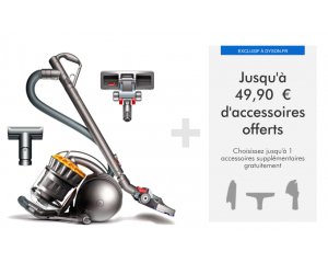 Dyson: Un accessoire à 49€ offert pour l'achat de l'aspirateur DC33c Mattress