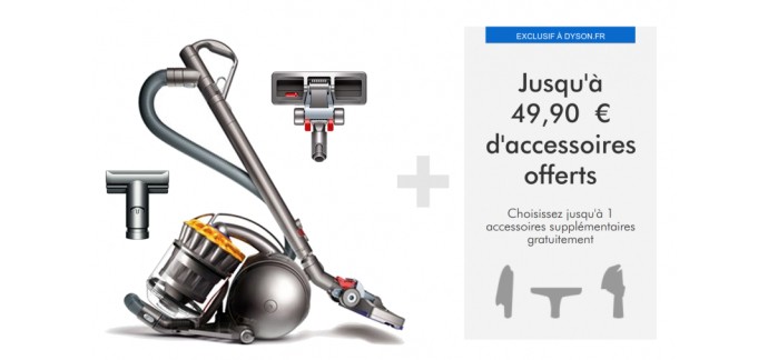 Dyson: Un accessoire à 49€ offert pour l'achat de l'aspirateur DC33c Mattress