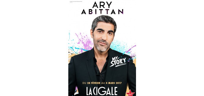 Virgin Radio: 4 places (2x2) pour le spectacle de Ary Abittan à La Cigale à Paris à gagner