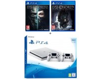Cdiscount: PS4 Slim 500 Go + 2e Manette + Dishonored 2 & Definitive Edition à 339,99€