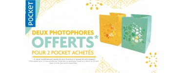 Pocket: 2 livres aux éditions Pockets achetés = 2 photophores offerts