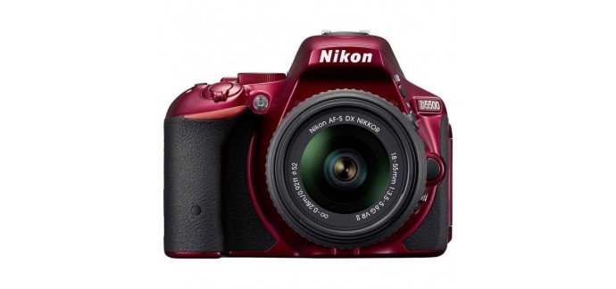 Cdiscount: Appareil photo numérique Reflex NIKON D5500 + Objectif AF-S 18-55 VR II à 599€