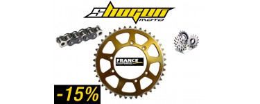 Shogunmoto: -10% sur tous les kits-chaîne moto France Équipement