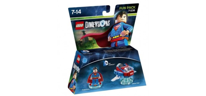 Amazon: Figurine LEGO Dimensions Superman 'DC Comics' Fun Pack à 7,99€