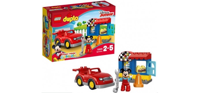 Amazon: Jouet LEGO Duplo - 10829 - L'atelier de Mickey à 12,99€