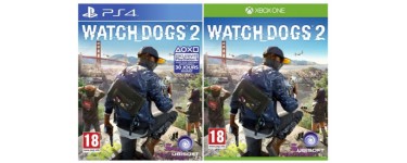 Amazon: Watch Dogs 2 sur PS4 ou Xbox One à 39,99€