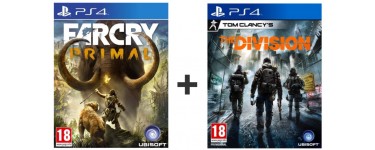 Auchan: Far Cry Primal + The Division sur PS4 à 29,99€