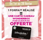 Tchip Coiffure: 1 carte Wonderbox de 30€ offerte pour un forfait coiffure