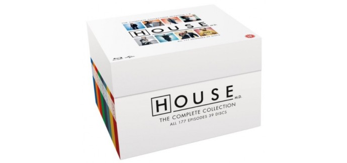 Zavvi: Coffret Blu-ray Dr House L'intégrale des 8 saisons à 74,99€ au lieu de 202,49€