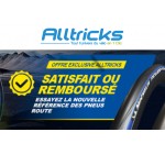 Alltricks: 15 jours de garantie satisfait ou remboursé pour l'achat de pneus Michelin Power