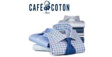 Café Coton: 4 chemises Homme pour 119€ au lieu de 200€