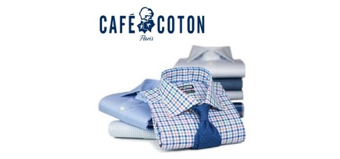 Café Coton: 4 chemises Homme pour 99€ au lieu de 200€