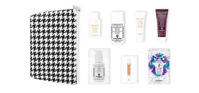 Sisley Paris: Une trousse Sisley offerte avec 8 échantillons de voyage dés 150€ d'achats