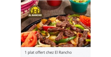 Groupon: Pour 2€ : 1 plat acheté = 1 plat offert dans les restaurants EL RANCHO