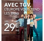 SNCF Connect: L'Europe en train dès 29 euros