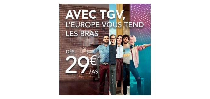 SNCF Connect: L'Europe en train dès 29 euros