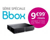 Bouygues Telecom: Abonnement Bbox (Internet + TV + Téléphone fixe) à 9,99€ par mois pendant 1 an