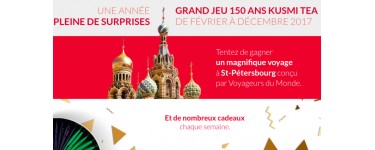 Kusmi Tea: 1 voyage à St-Pétersbourg et 1 lot par semaine pour tout 2017 à gagner