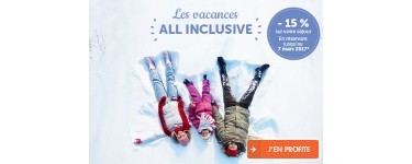 VVF: 15% sur les séjours tout inclus 