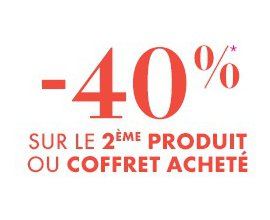 Marionnaud: Profitez de 40% de remise sur le 2éme produit ou coffret acheté