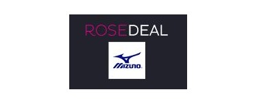 Veepee: Rosedeal : payez 30€ pour 60€ de bon d'achat chez Mizuno