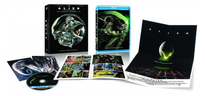 Amazon: Coffret Blu-ray Alien, le huitième passager - Edition Collector à 14,99€