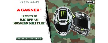 Speedway: 1 casque moto HJC Monster Military à gagner