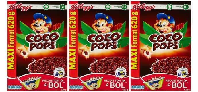Amazon: 3 paquets de Céréales Coco Pops, Miel Pops, Smacks ou Frosties à partir de 4,90€