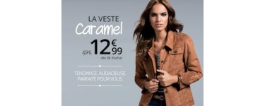 3 Suisses: La veste Caramel à 12,99€ au lieu de 49,99€