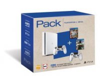 Fnac: PS4 Slim 500 Go Blanche + 2 Manettes + GTA 5 + CoD Infinite Warfare à 329,9€