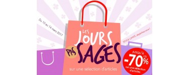 Françoise Saget: Les Jours Pas Sages : jusqu'à -70% sur une sélection d'articles