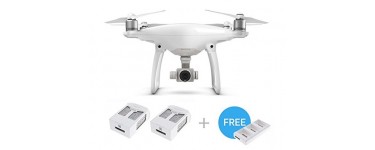 Amazon: Drone DJI Phantom 4 + 2 Batteries + 1 Hub Chargeur à 1269€