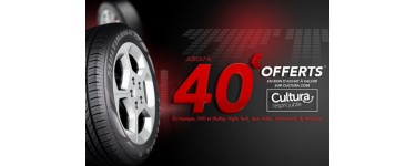Allopneus: Jusqu'à 40€ offerts chez Cultura.com en achetant vos pneus Firestone
