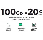 RED by SFR: Forfait mobile illimité + 100 Go d'Internet à 20€/mois sans engagement et à vie